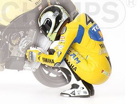 Valentino Rossi pre-race sitting MotoGP 2006 by minichamps