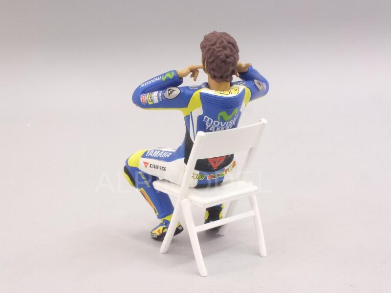 Valentino Rossi figure MotoGP 2014 'Checking the ear plugs' - minichamps