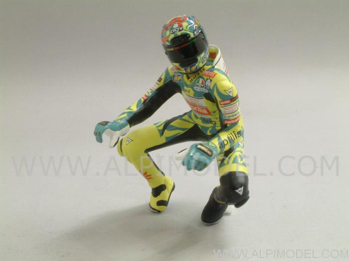 Valentino Rossi riding figurine GP 250 Mugello 1999 World Champion by minichamps