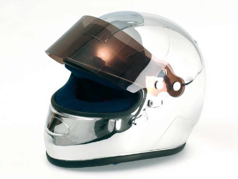 Helmet F1 Chromed (1/2 scale -14cm) by minichamps