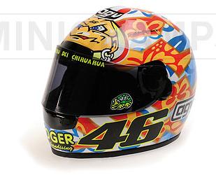 Helmet AGV GP Mugello 2001 World Champion Valentino Rossi (1/2 scale - 13cm) by minichamps