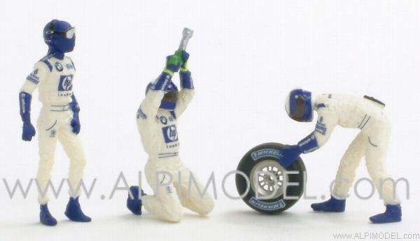 Williams Pit Stop front tire change set 2002 by minichamps
