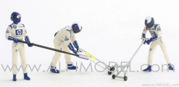 Williams Pit Stop jack set 2002 by minichamps