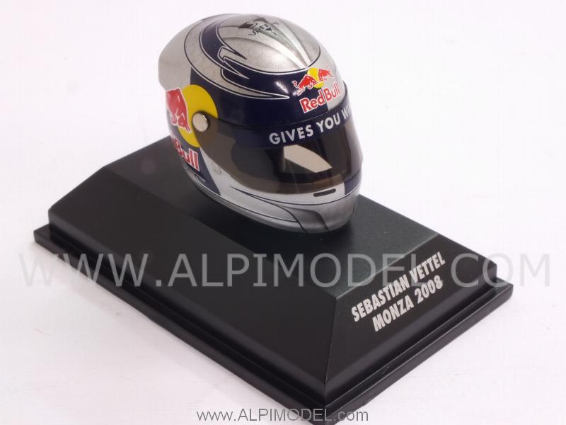 Helmet Sebastian Vettel Monza 2008 (1/8 scale - 3cm) - minichamps