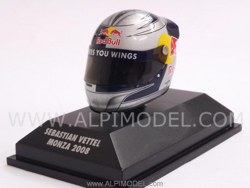 Helmet Sebastian Vettel Monza 2008 (1/8 scale - 3cm) by minichamps