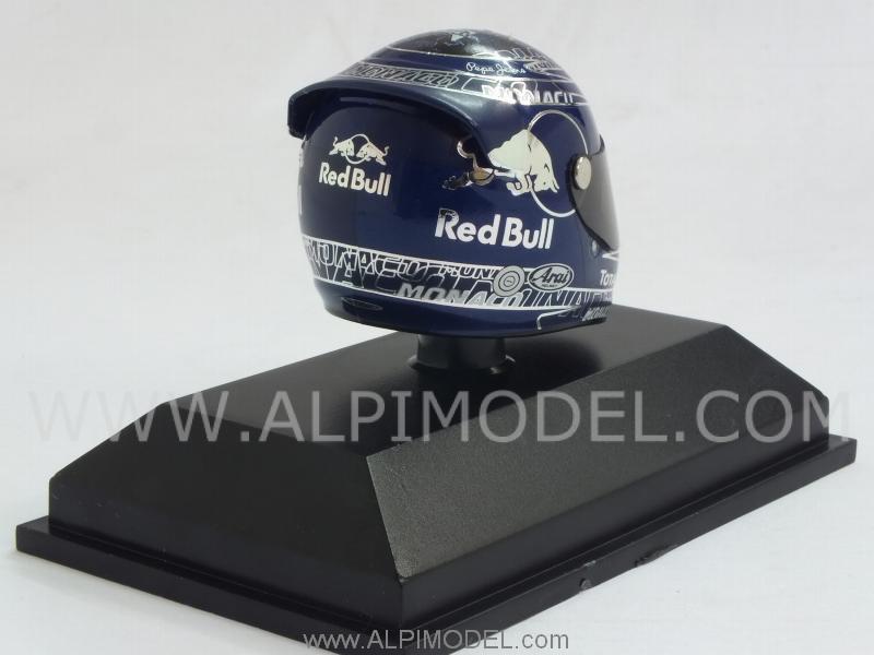 Helmet Sebastian Vettel GP Monaco World Champion F1 2010 (1/8 scale - 3cm) - minichamps