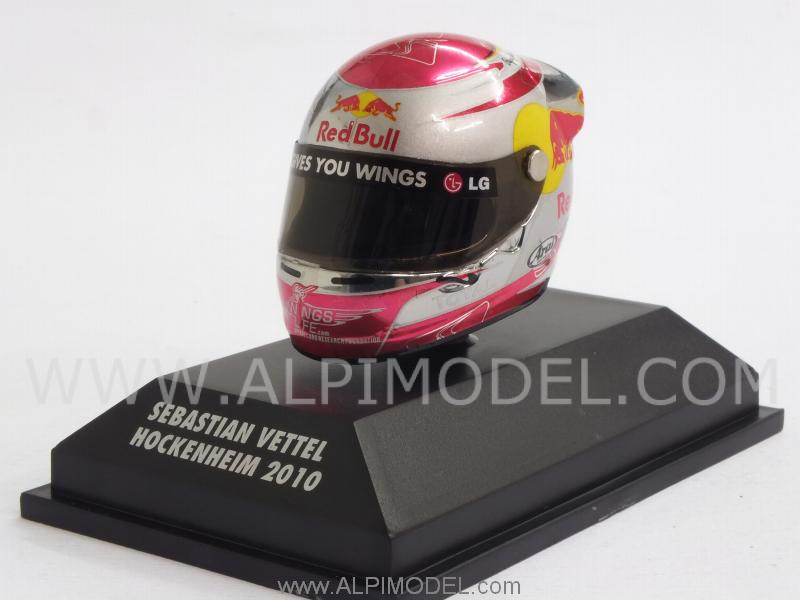 Helmet Arai Sebastian Vettel GP Hockenheim World Champion F1 2010 by minichamps