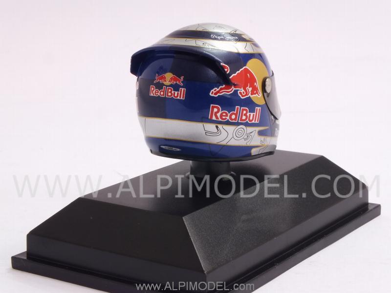 Helmet Sebastian Vettel Interlagos 2010  (1/8 scale - 3cm) - minichamps