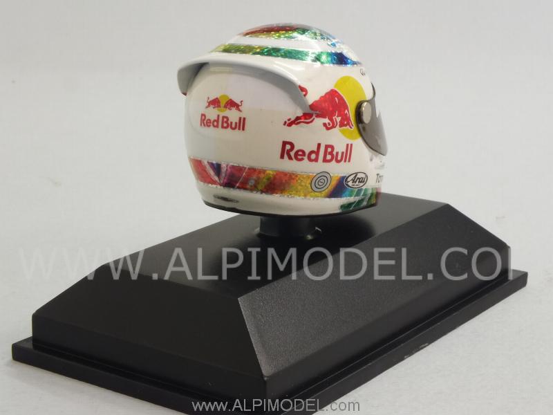 Helmet Sebastian Vettel GP Singapore World Champion F1 2011 (1/8 scale - 3cm) - minichamps