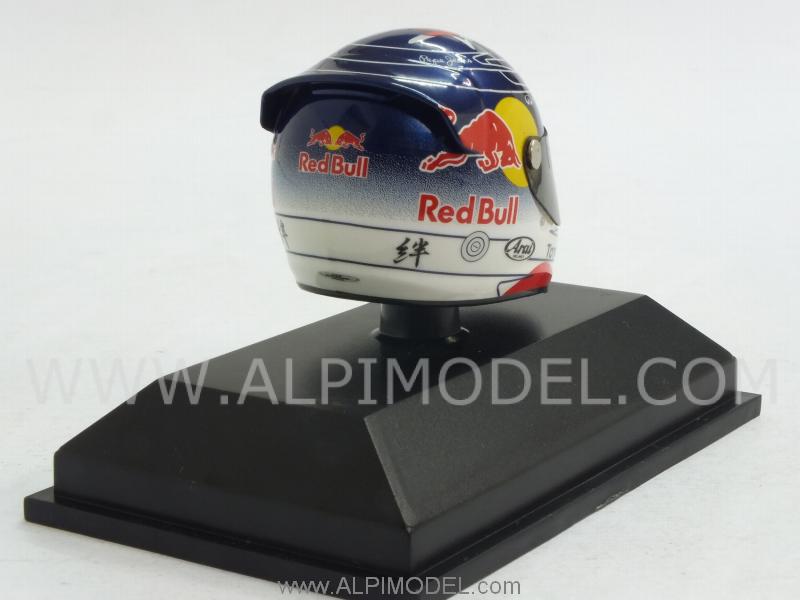 Helmet World Champion Sebastian Vettel 2011  (1/8 scale - 3cm) - minichamps