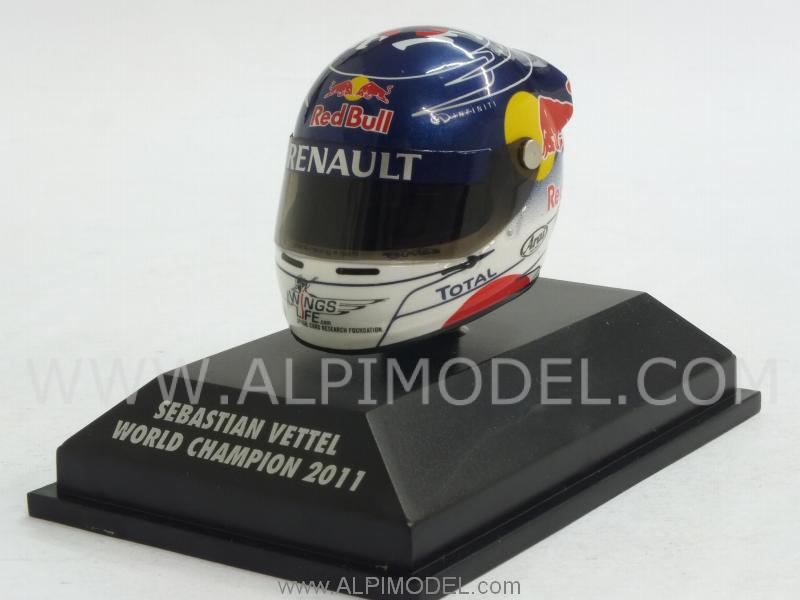 Helmet Arai World Champion Sebastian Vettel 2011  (1/8 scale - 3cm) by minichamps