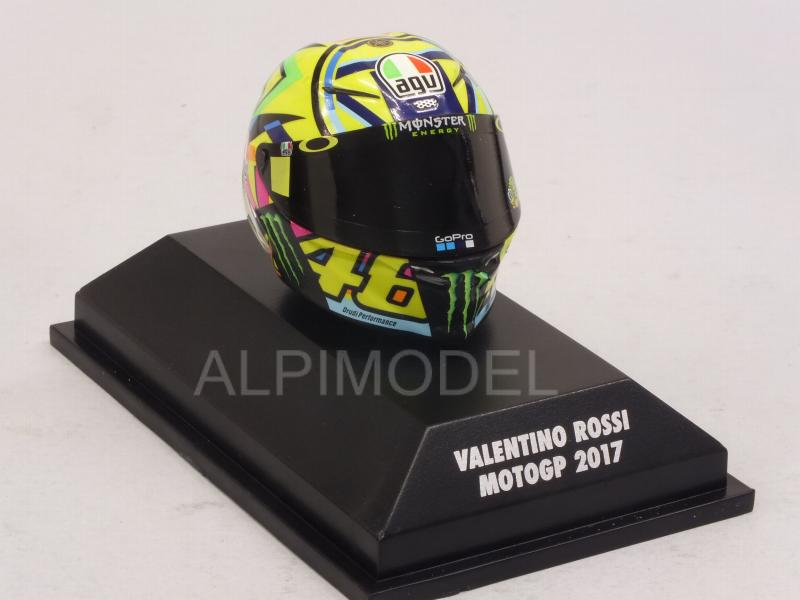 Helmet AGV MotoGP 2017 Valentino Rossi  (1/8 scale - 3cm) - minichamps