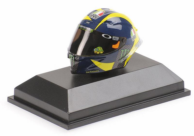 Helmet AGV MotoGP 2018 Valentino Rossi (1/8 scale - 3cm) by minichamps