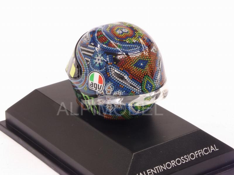 Helmet AGV Winter Test Sepang 2018 Valentino Rossi (1/8 scale - 3cm) - minichamps