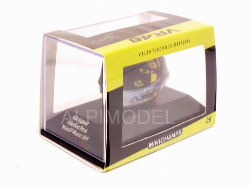 Helmet AGV MotoGP Misano 2018 Valentino Rossi - minichamps