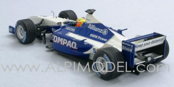 Williams FW23 BMW Schumacher 'KEEP YOUR DISTANCE' 1st practice San Marino GP Limited Edition by minichamps