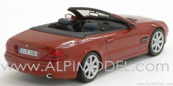 Mercedes SL 2001 Red Metallic - minichamps