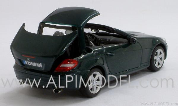 Mercedes SLK Class 2004 (Dark Green Metallic) - minichamps