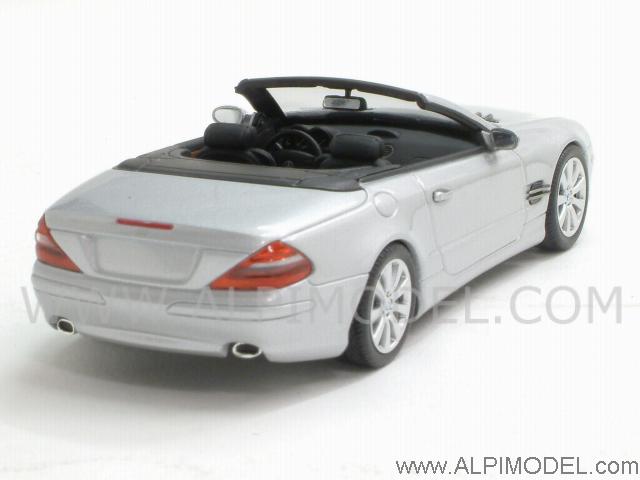 Mercedes SL Class 2007 (Iridium Silver) - minichamps