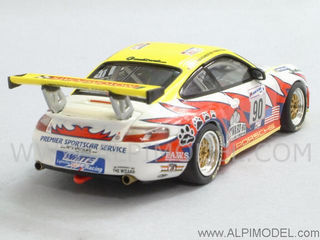 Porsche 911 GT3-RSR #90  Class Winner Le Mans 2004 Maassen - Bergmeister -Long - minichamps