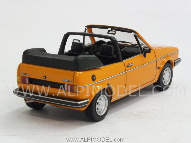 Volkswagen Golf Cabriolet Mk1 1980  (Mandarino Orange) - minichamps