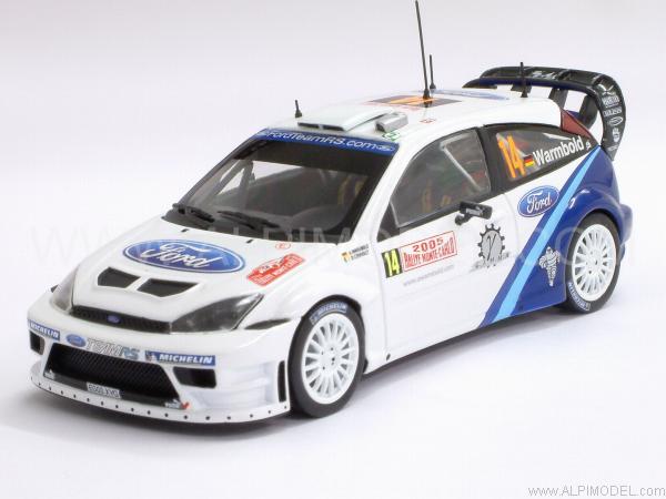 Ford Focus RS WRC Rally Monte Carlo 2005 Warmbold - Connolly by minichamps