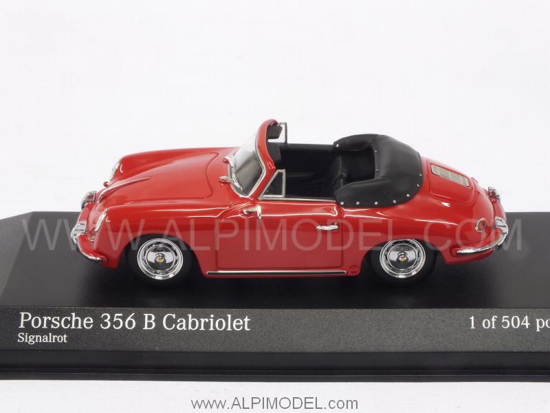Porsche 356B Cabriolet 1960 (Signal Red) - minichamps