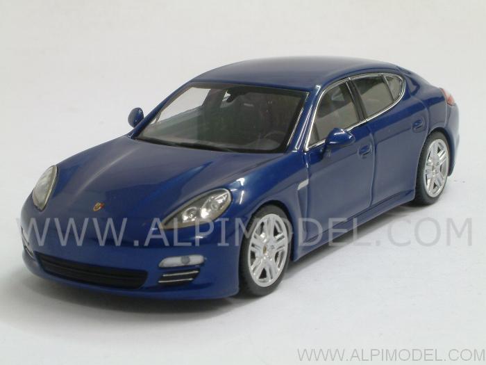Porsche Panamera 4 2011 (Aqua Blue Metallic) by minichamps