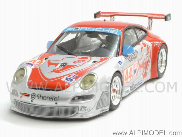 Porsche 911 GT3 RSR #44 Flying Lizard Long Beach GP ALMS 2007 Law - Long by minichamps