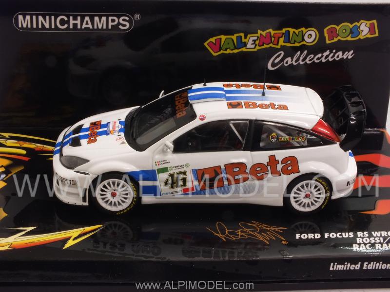 Ford Focus RS WRC BETA #46 Rally 2007 Valentino Rossi - Cassina - minichamps