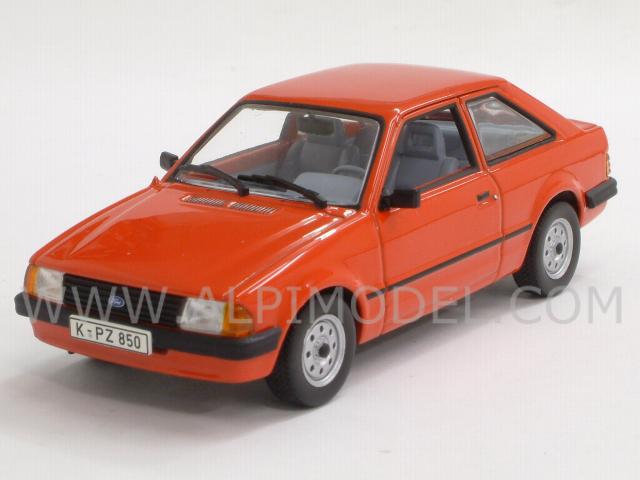 Ford Escort MkIII 1981 (Sun Red) by minichamps