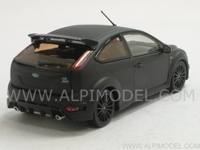 Ford Focus RS500 Matt Black 2010 With Red Seats - minichamps
