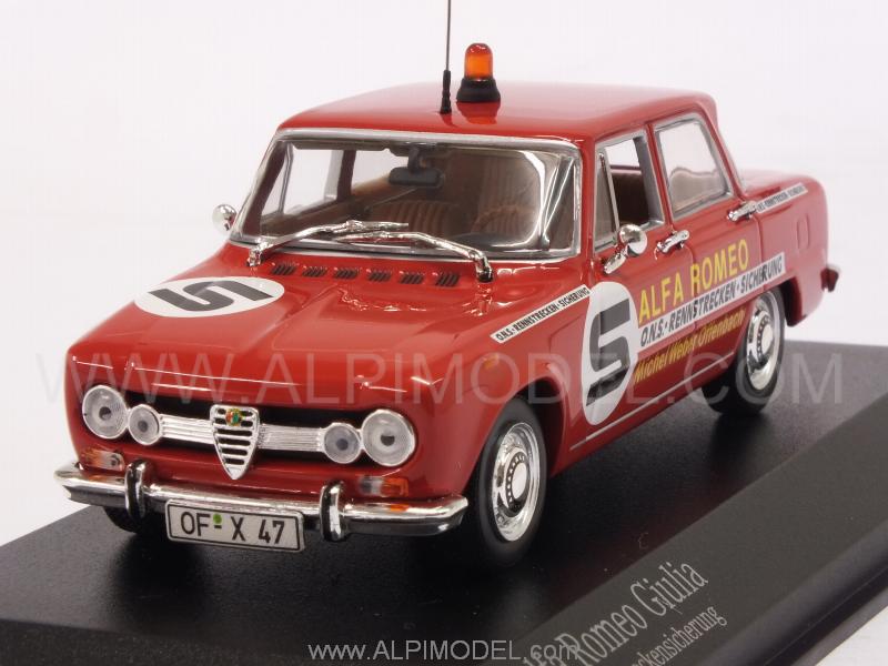 Alfa Romeo Giulia ONS Race Track Safety 1973 by minichamps