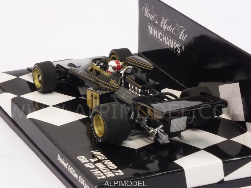 Lotus 72 Ford #11 GP USA 1972 Dave Walker - minichamps