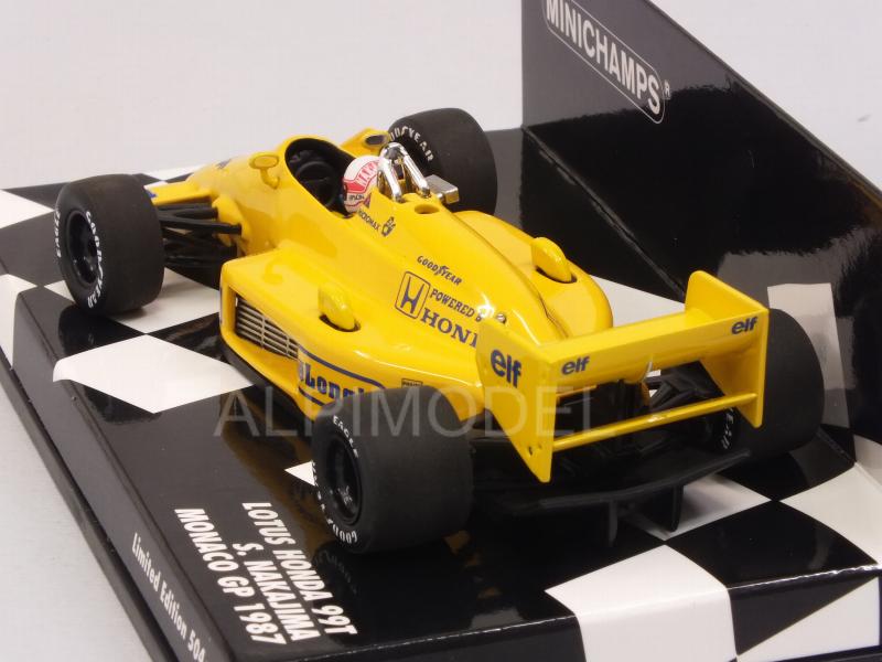 Lotus 99T Honda GP Monaco 1987 Satoru Nakajima - minichamps