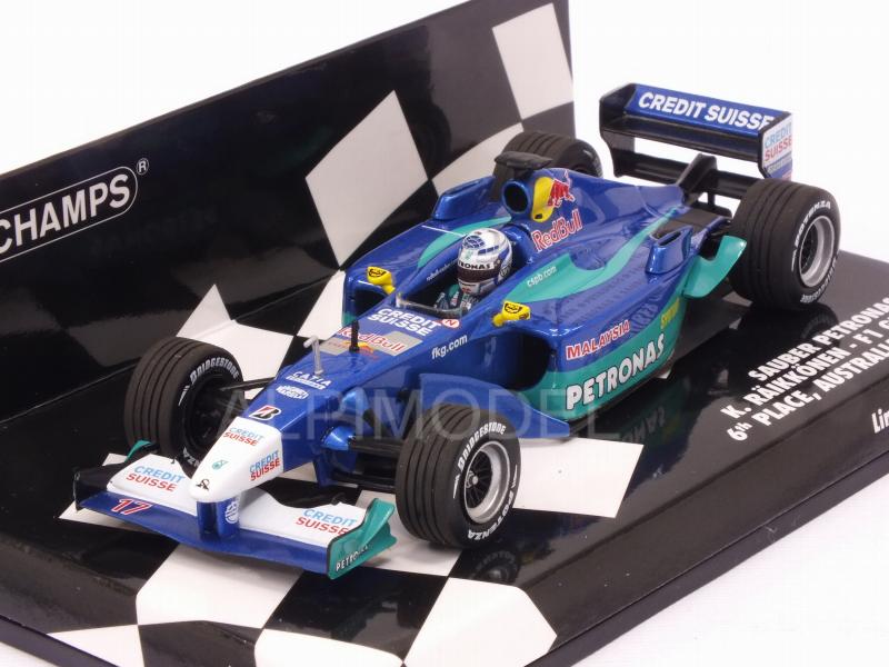 Sauber C20 #17 GP Australia 2001 Kimi Raikkonen 1st F1 GP - minichamps