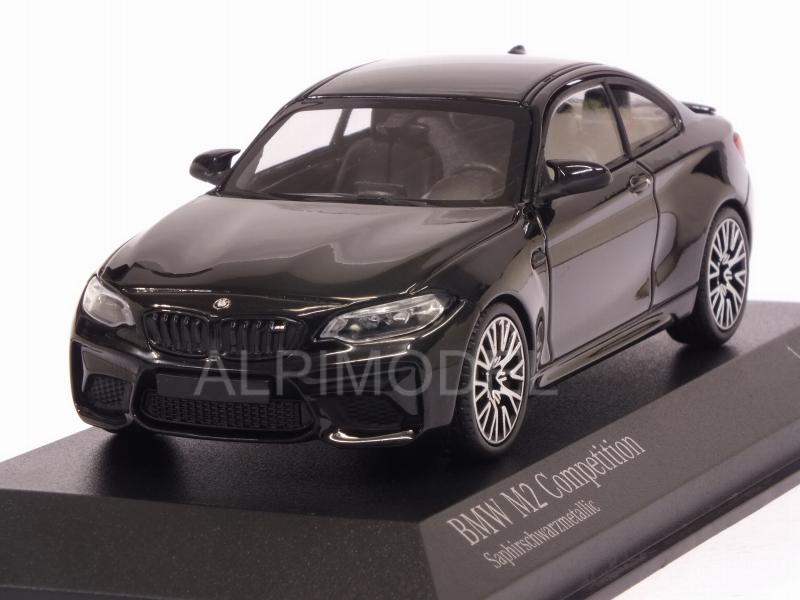 BMW M2 Competition 2019 (Sapphire Black Metallic) by minichamps