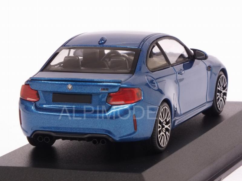 BMW M2 Competition 2019 (Long Beach Blue Metallic) - minichamps
