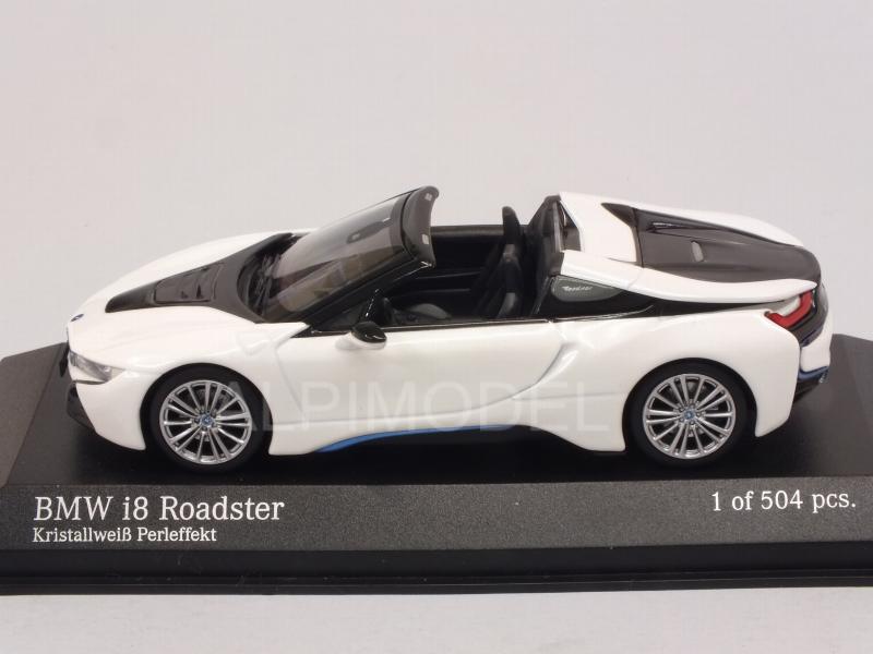 BMW I8 Roadster 2018 (White Metallic) - minichamps
