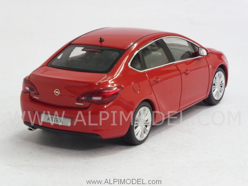 Opel Astra 4 Door 2012 (Red) - minichamps