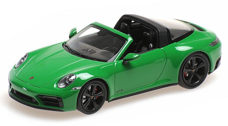 Porsche 911 (992) Targa 4 GTS 2022 (Green) by minichamps