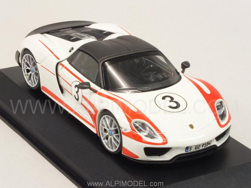 Porsche 918 Spyder Weissach Package 2015 Salzburg Racing Design - minichamps