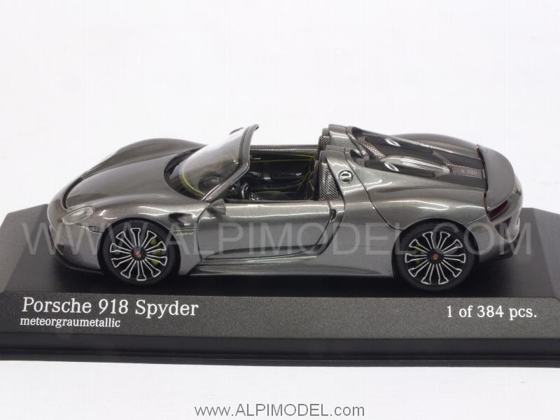 Porsche 918 Spyder Final 2013 (Meteor Grey Metallic) - minichamps