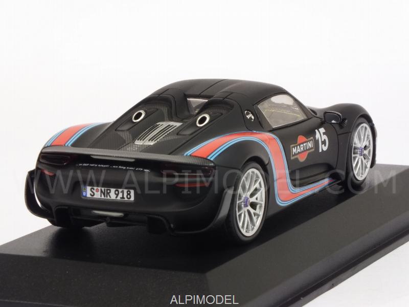 Porsche 918 Spyder Weissach Package - Martini 2013 Lap Record Nurburgring - minichamps
