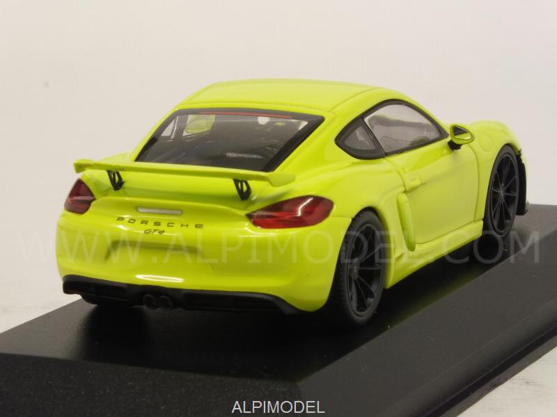 Porsche Cayman GT4 2016 (Light Green) - minichamps