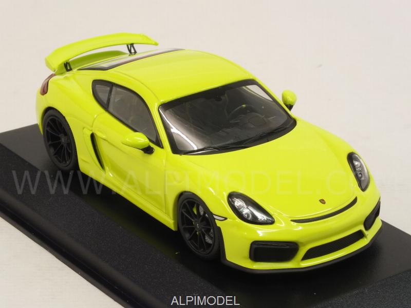 Porsche Cayman GT4 2016 (Light Green) - minichamps