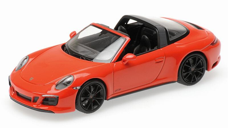 Porsche 911 (991.2) Targa 4 GTS 2017 (Orange) by minichamps