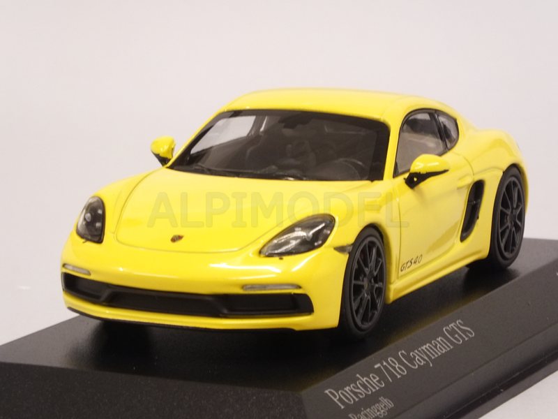 Porsche 718 Cayman GTS (982) 2020 (Racing Yellow) by minichamps