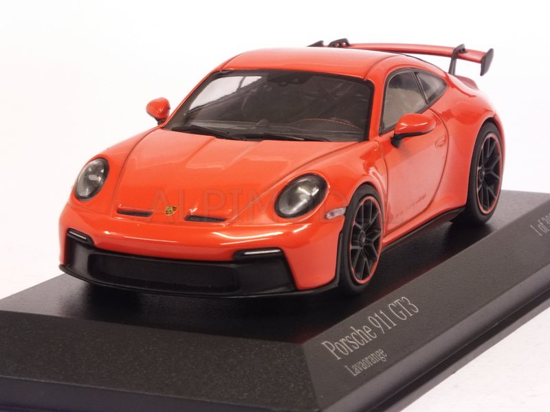 Porsche 911 (992) GT3 2020 (Orange) by minichamps