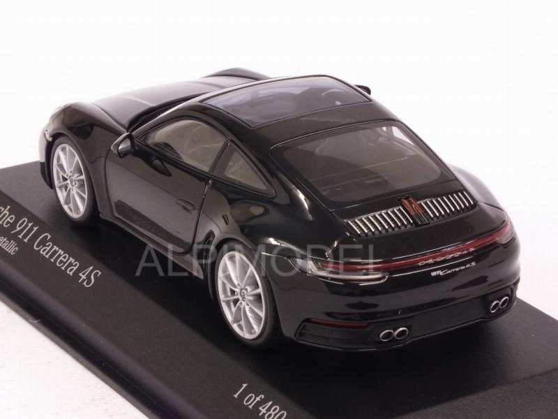 Porsche 911 (992) Carrera 4S  2019 (Black Metallic( - minichamps